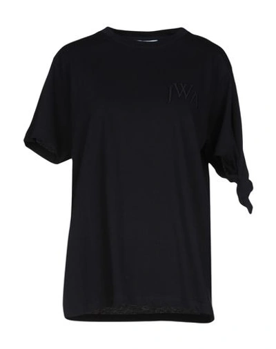 Shop Jw Anderson T-shirt In Dark Blue