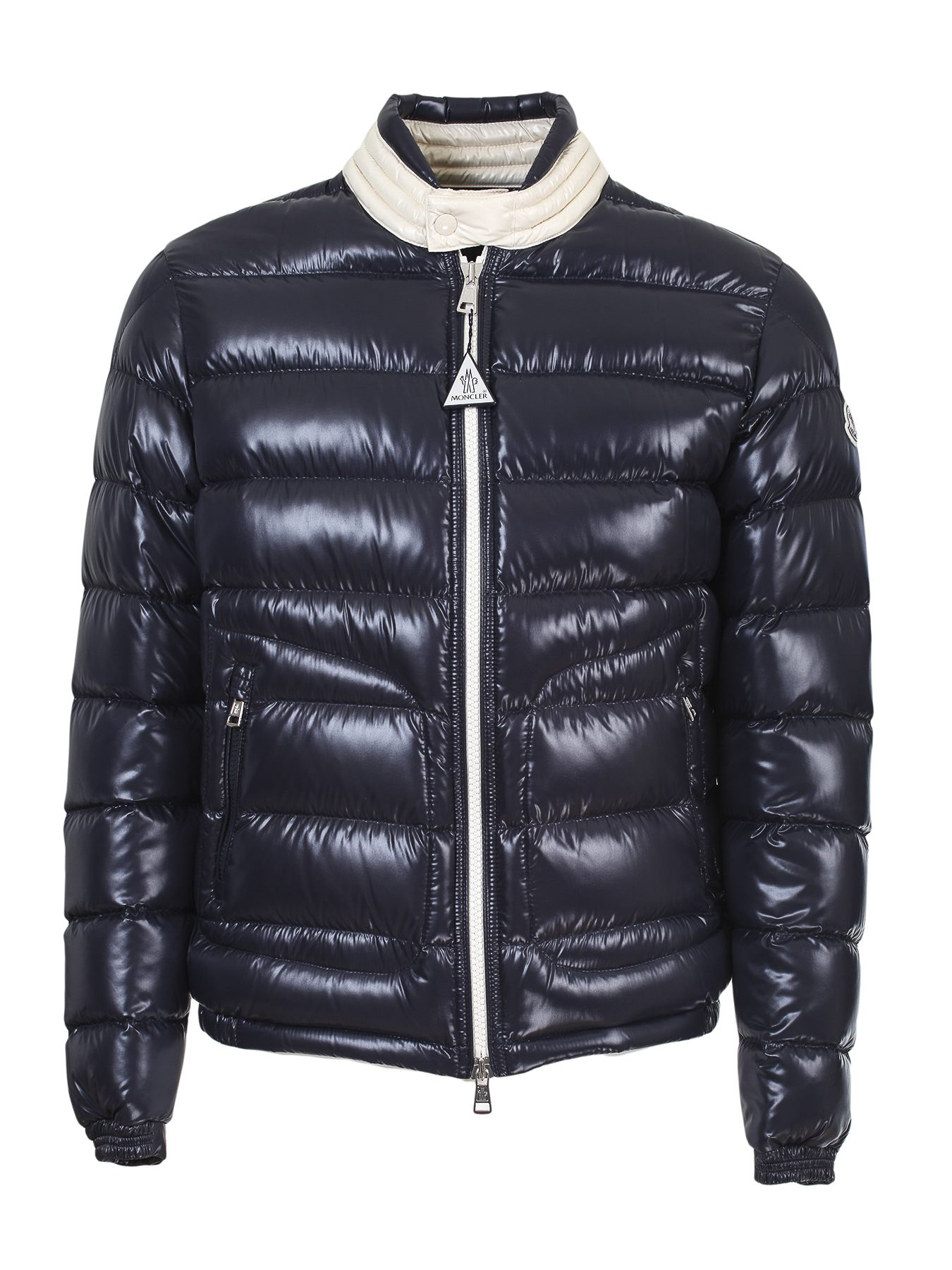Moncler Jacket In Blu | ModeSens