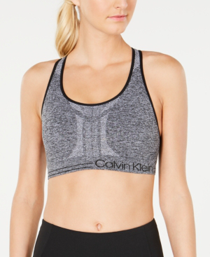 calvin klein racerback sports bra