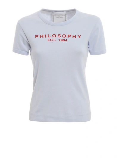 Shop Philosophy Di Lorenzo Serafini Logo T-shirt In Polvere