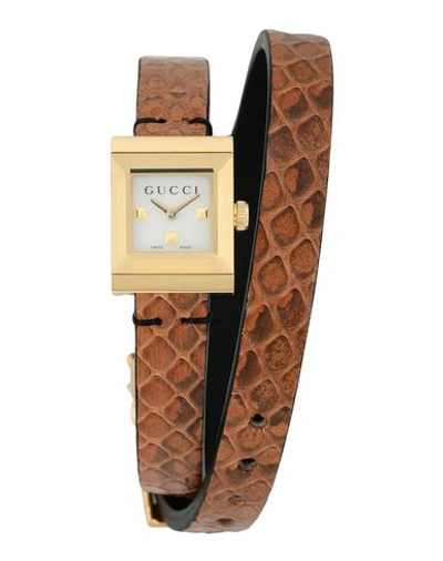 Shop Gucci Wrist Watch In Ivory