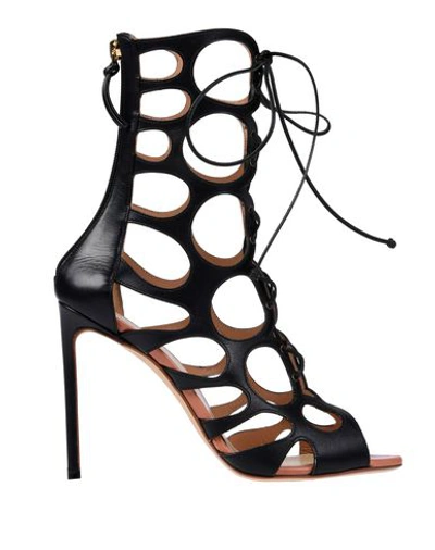 Shop Francesco Russo Sandals In Black