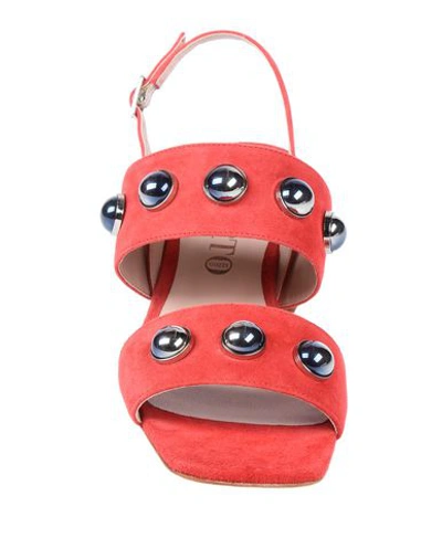 Shop Alberto Gozzi Sandals In Red