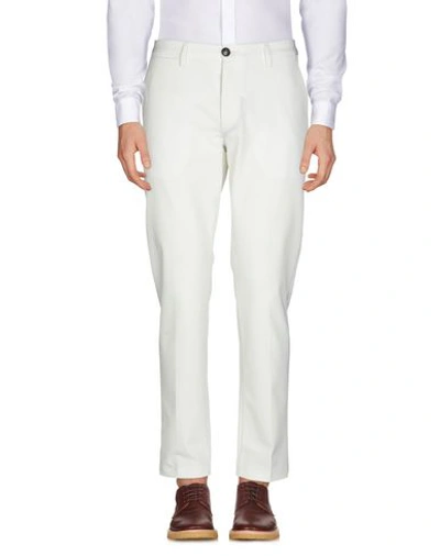 Shop Rrd Casual Pants In Ivory