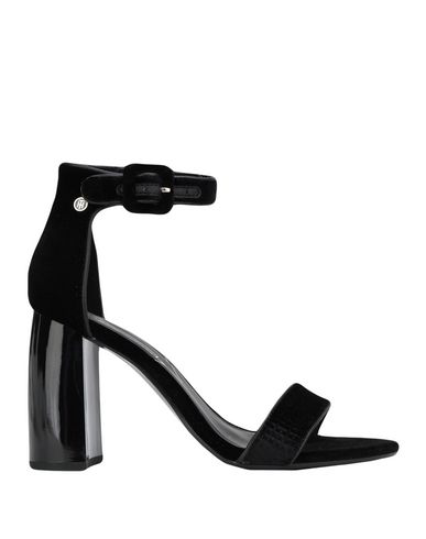 black tommy hilfiger sandals