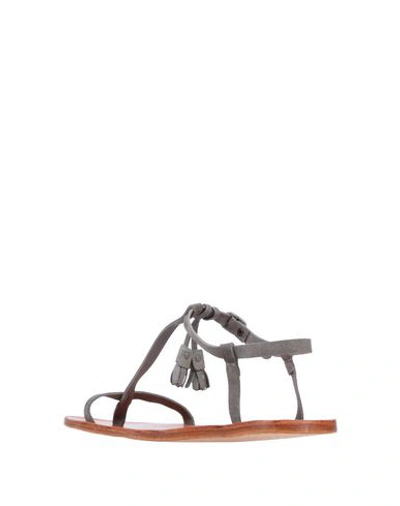 Shop N.d.c. Flip Flops In Grey