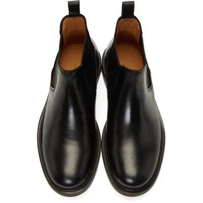 Shop Apc A.p.c. Black Joelle Chelsea Boots In Lzz Noir