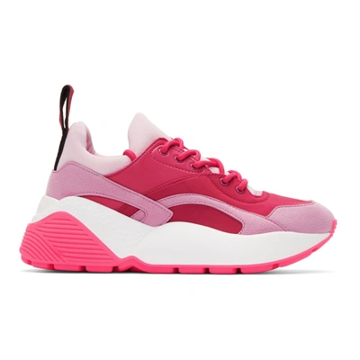 Shop Stella Mccartney Pink Eclypse Sneakers