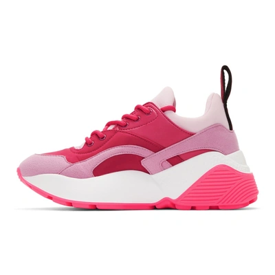 Shop Stella Mccartney Pink Eclypse Sneakers