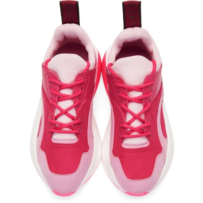 Shop Stella Mccartney Pink Eclypse Sneakers