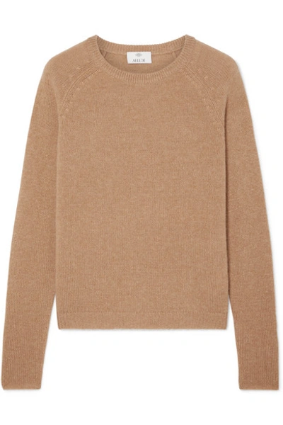 Shop Allude Cashmere Sweater In Camel