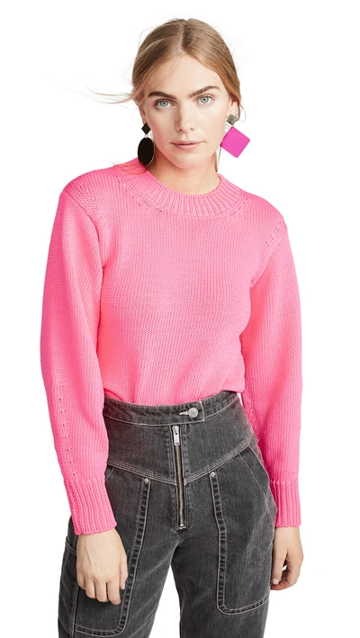 Shop Isabel Marant Étoile Zino Sweater In Pink Drop