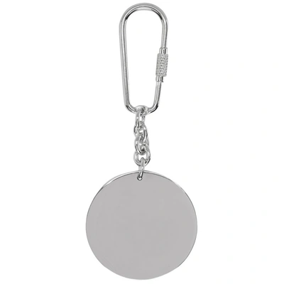 Shop Apc A.p.c. Silver Adrien Keychain In Rab Argent