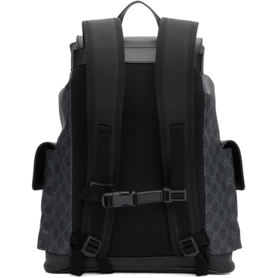 Gucci Beige and Black Soft GG Supreme Backpack Gucci