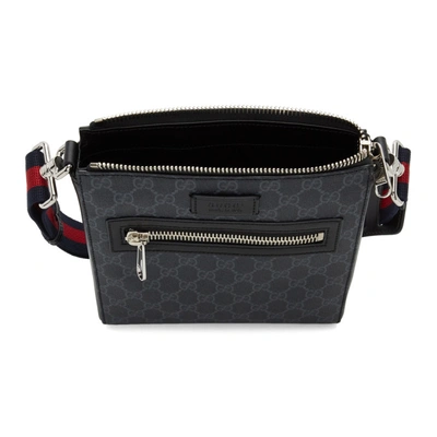 Gucci Black Small Gg Supreme Messenger Bag In 1095 Blkner | ModeSens