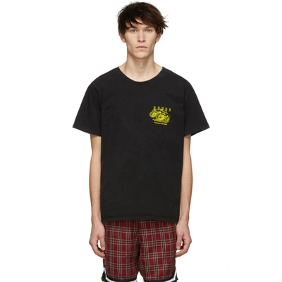 Shop Rhude Black Rasor Road T-shirt