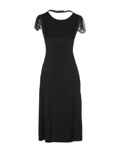 Shop Emporio Armani Midi Dresses In Black