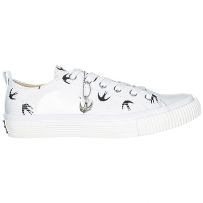 Shop Mcq By Alexander Mcqueen Men's Shoes Trainers Sneakers  Plimsoll In White