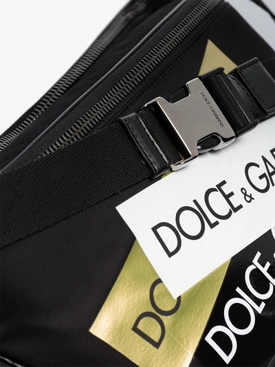 Shop Dolce & Gabbana Gürteltasche Mit Logo-tapes In 8s574 Black