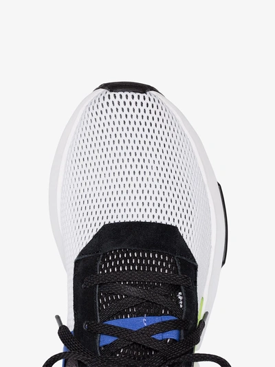 Shop Adidas Originals Adidas White And Black Pod S31 Mesh Sneakers In White/black