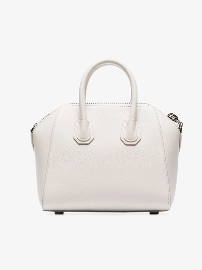 Shop Givenchy Mini Antigona Bag In White