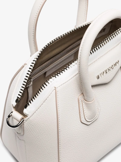 Shop Givenchy Mini Antigona Bag In White