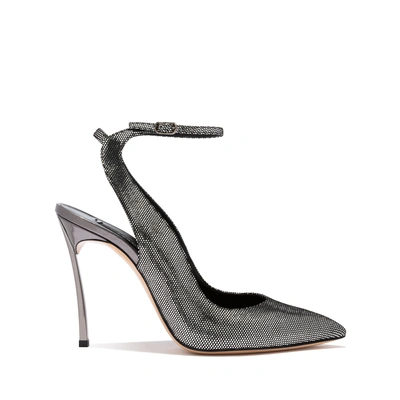 Shop Casadei Blade Venus In Zinc