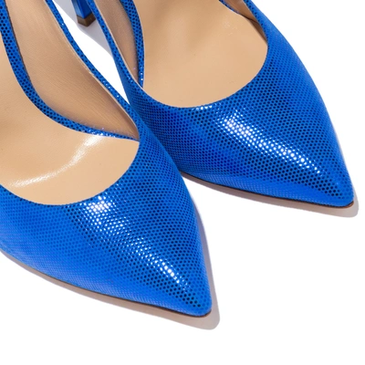 Shop Casadei Blade In Mas Blue