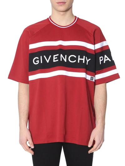 Shop Givenchy Oversized Printed T In Red