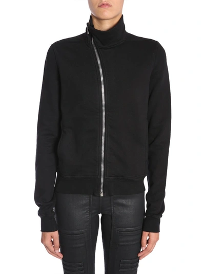 Shop Rick Owens Drkshdw Zipped Sweatshirt Sweatshirt In Black