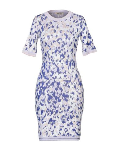 Shop Roberto Cavalli Short Dresses In Lilac