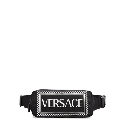 Shop Versace Tribute Logo-print Belt Bag