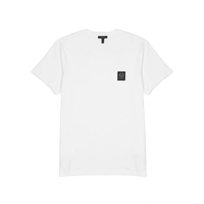 Shop Belstaff Throwley White Cotton T-shirt