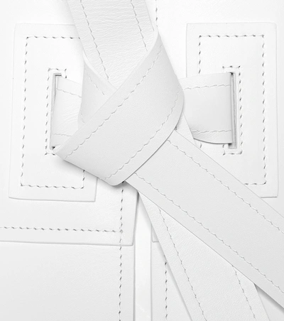 Shop Loewe Leather Corset Belt In White