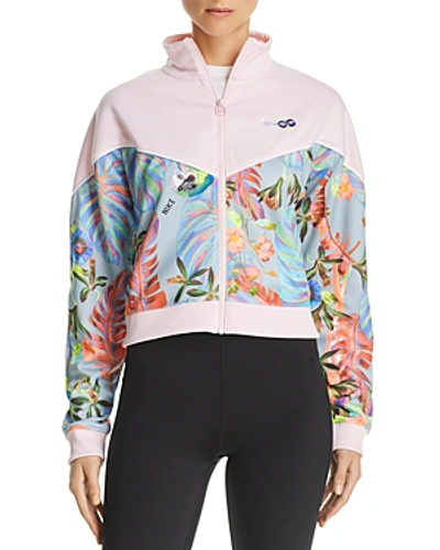 Nike Sportswear Ultra-femme Printed Cropped Track Jacket In Arctic Pink |  ModeSens
