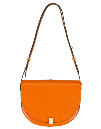 Shop Victoria Beckham Half Moon Box Bag In Orange