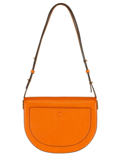 Shop Victoria Beckham Half Moon Box Bag In Orange