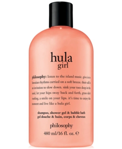 Shop Philosophy Hula Girl 3-in-1 Shampoo, Shower Gel And Bubble Bath, 16-oz. In No Color