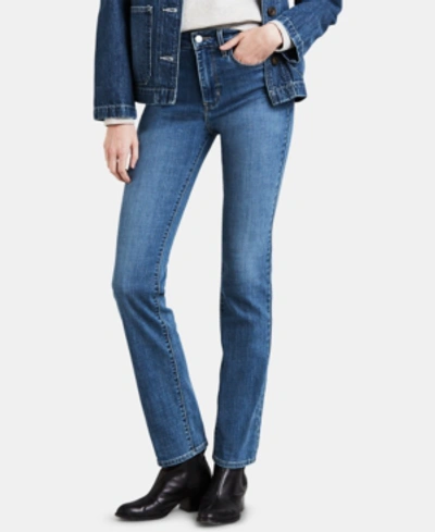 Shop Levi's Women's 724 Straight-leg Jeans In Into The Groove