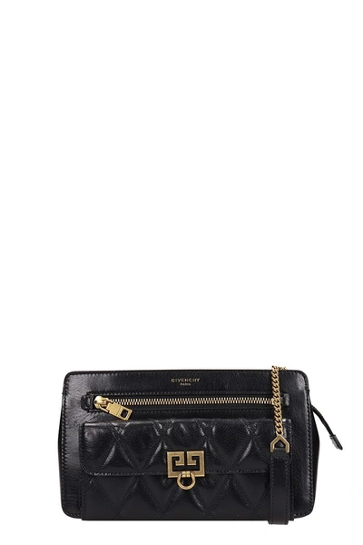 Shop Givenchy Xbody Bag In Black Leather