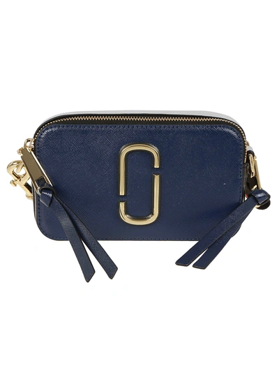 Shop Marc Jacobs Snapshot Shoulder Bag In Blue Sea Multi