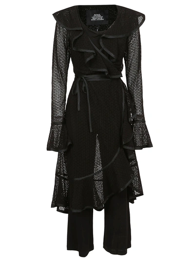 Shop Marc Jacobs Ruffle Dress Jumpsuit In Black