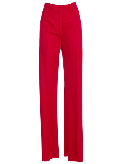Shop Golden Goose Wide-leg Tailored Trousers In Red