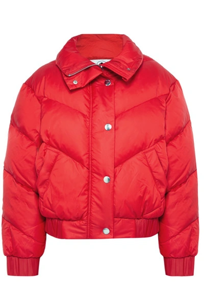 Shop Cordova The Snowbird Quilted Down Ski Jacket In Red