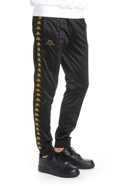 Kappa Active Banded Track Pants In Black/ Gold | ModeSens