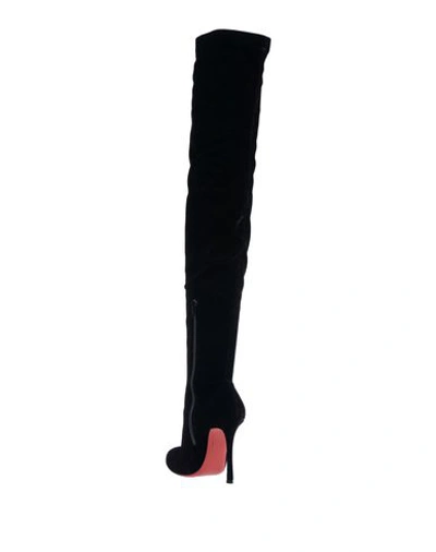 Shop Christian Louboutin Knee Boots In Black