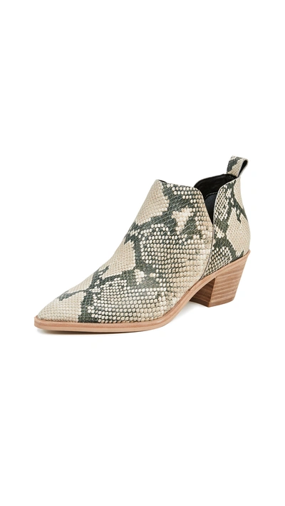 Shop Dolce Vita Sonni Block Heel Booties In Snake Print