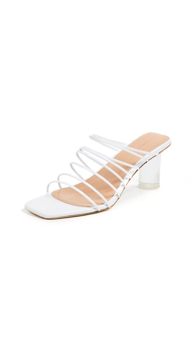 Shop Rejina Pyo Zoe Heel Sandals In White