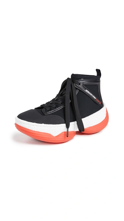 Shop Alexander Wang A1 Sneakers In Black