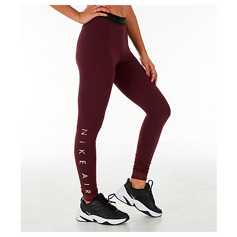 red nike air leggings